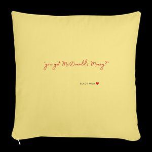 Throw Pillow Cover 18” x 18” | You Got McDonald's.